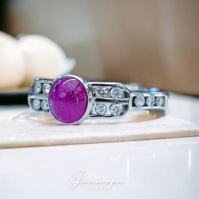 [29087] Burmese ruby ​​ring with diamonds  39,000 