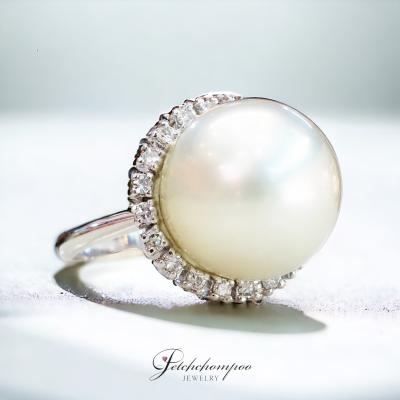 [29403] South sea pearl with diamond ring  39,000 