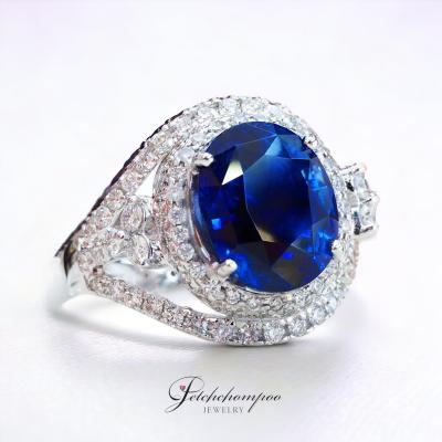 [29401] 6.07 carat Unheated Ceylon sapphire with diamond ring  499,000 