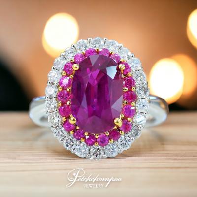 [29219] Fuchsia ruby with diamond ring  289,000 