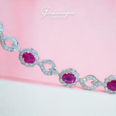 [29161] Burma ruby with diamond bracelet  189,000 
