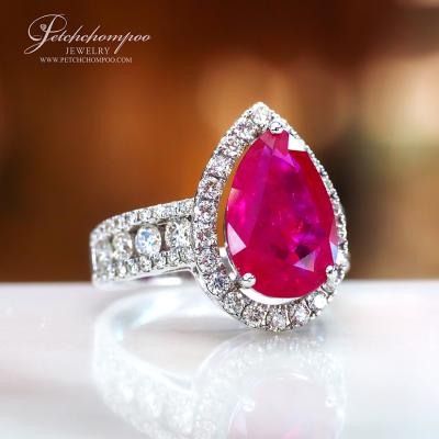 [26725] 4.66 Carat Bur ma Ruby AIGS Certified with diamond ring  699,000 