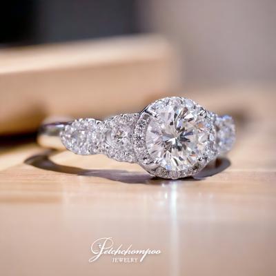 [27955] Premium diamond ring, medium size 0.99 ct. Discount 109,000