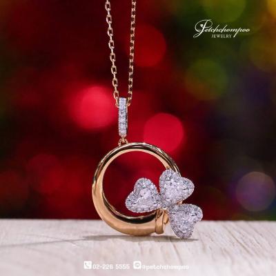 [29812] Clover diamond pendant with chain  59,000 