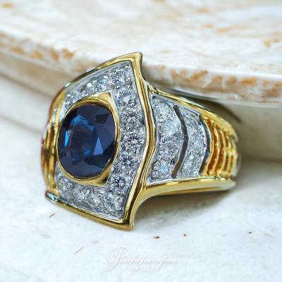 [29066] Sapphire and diamond ring  49,000 