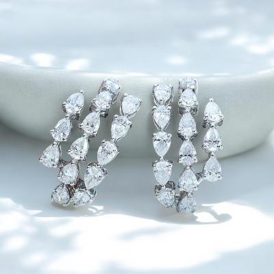 [25983] 3 line marquise earring  199,000 