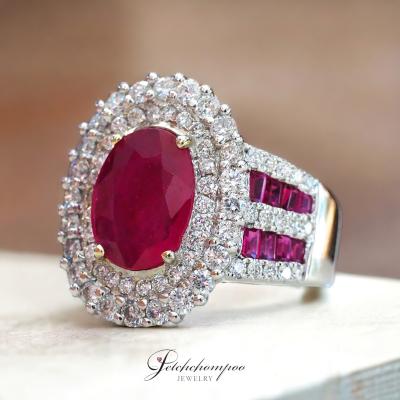 [29248] Burma ruby with diamond ring  89,000 