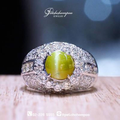 [29835] Cat's eye  Chrysoberyl with diamond ring  149,000 