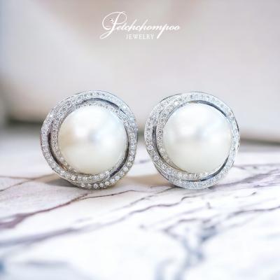 [29558] South sea pearl with diamond earring  119,000 