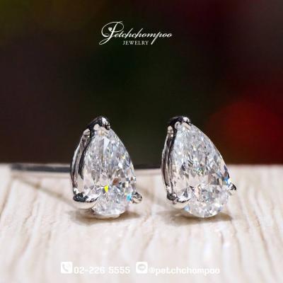 [29745] D color pear shape GIA diamond earring Discount 79,000