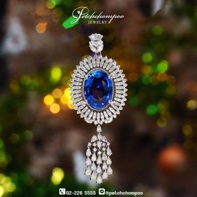 [29694] 30.36 carat Blue Sapphire diamond pendant  1,590,000 