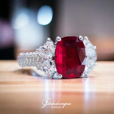 [29220] Pigeon blood ruby with diamond ring  690,000 