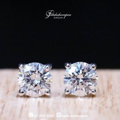 [29842] D color diamond stud earring Discount 109,000