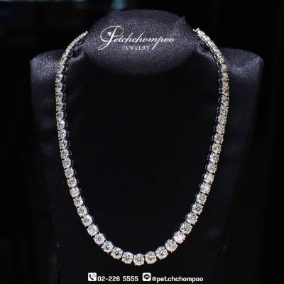 [29852] สร้อยคอเพชรเม็ดละ 1 กะรัต “Majestic Brilliance” – รวม 58.90 กะรัต  5,900,000 