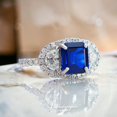 [29192] Ceylon sapphire with diamond ring  89,000 