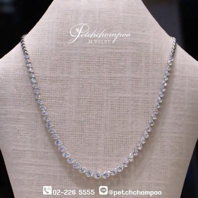 [29860] 14.39 carat pear shape diamond necklace  990,000 