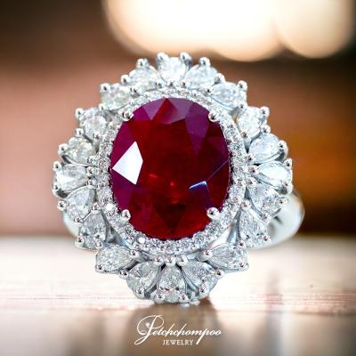 [29222] 5.35 carat Burma ruby with diamond ring  790,000 