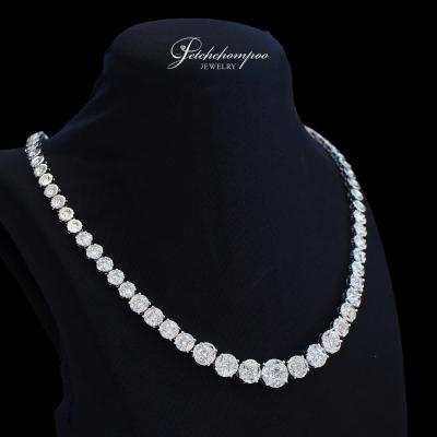 [29329] 8.32 carat Illusion diamond necklace  599,000 