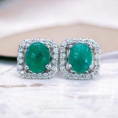 [29104] Emerald and diamond earring  49,000 