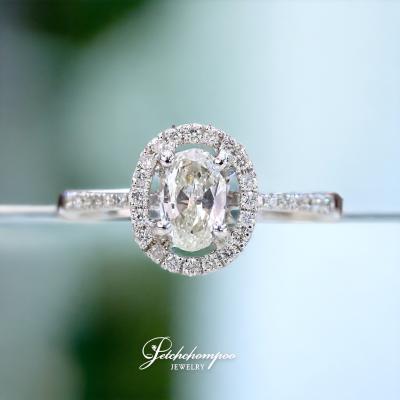 [29455] 0.50 carat Oval cut diamond ring Discount 49,000