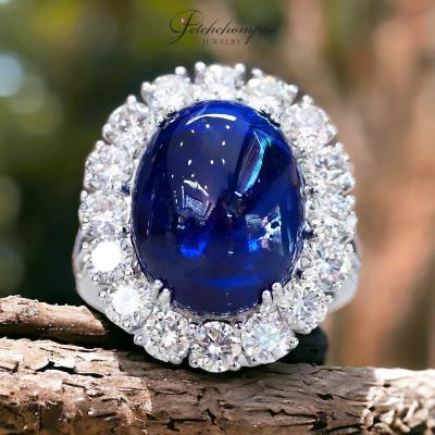 [29313] 18.12 carat royal blue ceylon sapphire with diamond ring  690,000 