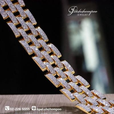 [29859] 15.86 carat diamond men bracelet  699,000 