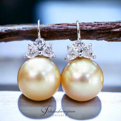 [29409] South sea pearl with diamond earring  59,000 