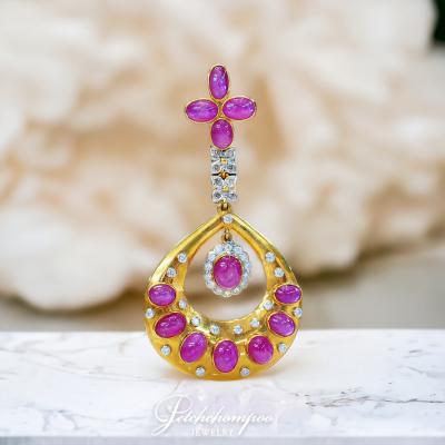 [29070] Burmese ruby and diamond pendant  189,000 