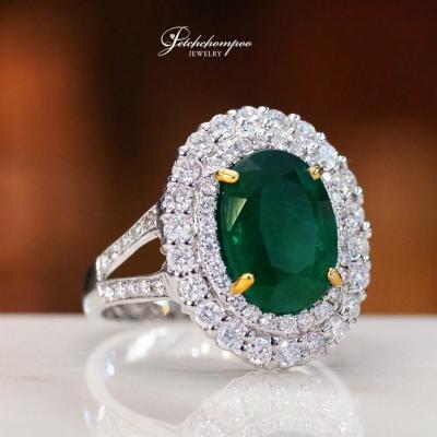 [29524] Zambia emerald with  diamond ring  99,000 