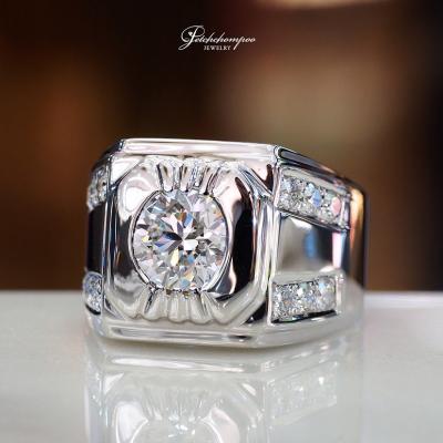 [29364] Men's diamond ring, 1.70 carats Discount 259,000