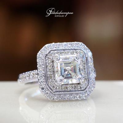 [25860] 2 Carat Assher Cut IGI Certificate Diamond Ring Discount 299,000