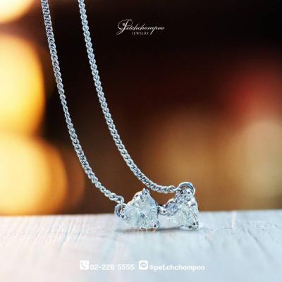 [29712] Heart Shape  diamond necklace  49,000 