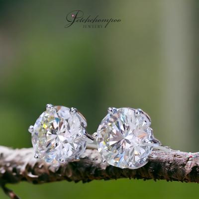 [29318] 2 carat diamond stud earring K  VVS2 AIG Discount 490,000