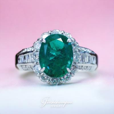 [29140] Zambia emerald with  diamond ring  79,000 