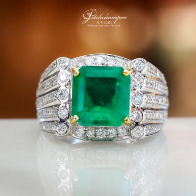 [023890] Emerald with diamond man ring  89,000 