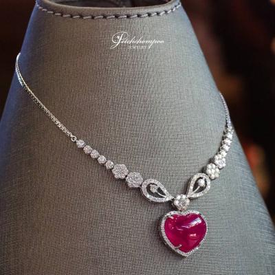 [29500] Ruby with diamond necklace  159,000 