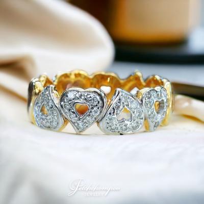 [29056] heart shaped diamond ring Discount 23,000