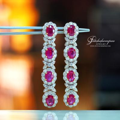 [023335] Ruby and diamond earring  239,000 