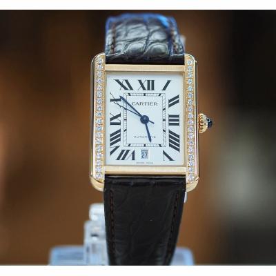 [29291] นาฬิกา Cartier Tank 2กษัตริย์ Pink Gold รุ่น W5200026 28mm  245,000 