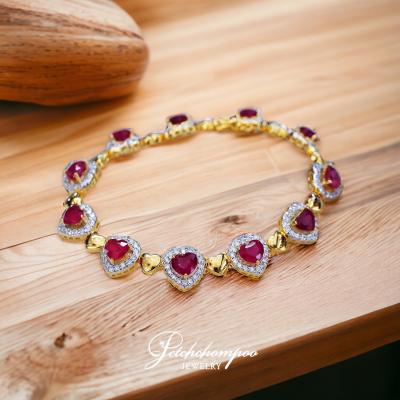 [29033] Ruby and diamond bracelet  129,000 