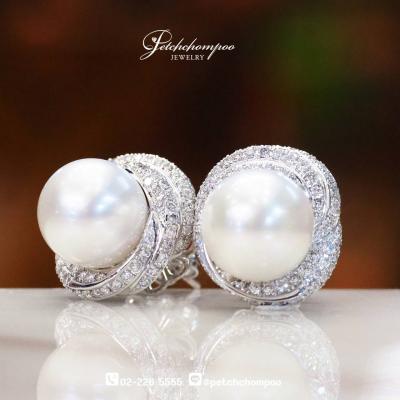 [29632] 2in1 South sea pearl earring with diamond  159,000 