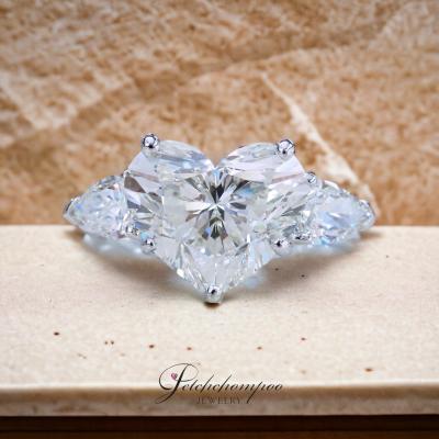 [27981] Heart Diamond Ring 5.05 Carats Certificate IGI I Color Discount 1,990,000