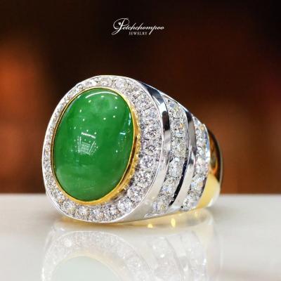 [29526] A-Jade with diamond  men ring  169,000 