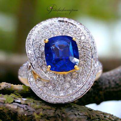 [29311] 3.39 carat ceylon sapphire with diamond ring  89,000 