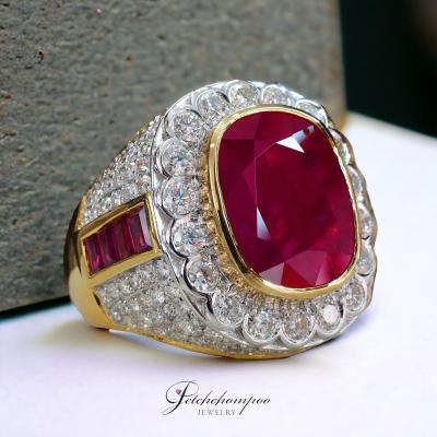 [29402] 7.52 carat Burma ruby with diamond ring  699,000 