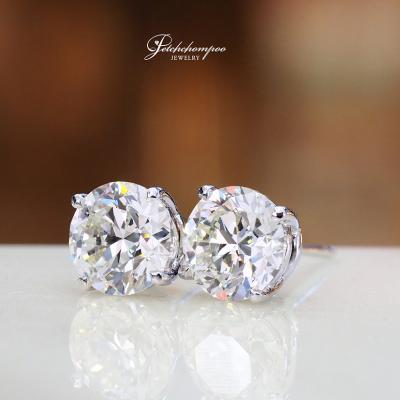 [29372] Diamond earrings with HRD certificate, 2 carats each, K VVS. Discount 590,000