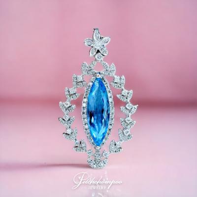 [29163] Aquamarine with diamond pendant  59,000 