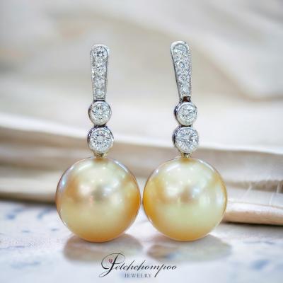 [26084] Southsea pearl with diamond Earring  89,000 