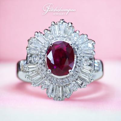 [29141] 1.42 carat  Burma ruby with diamond ring  139,000 